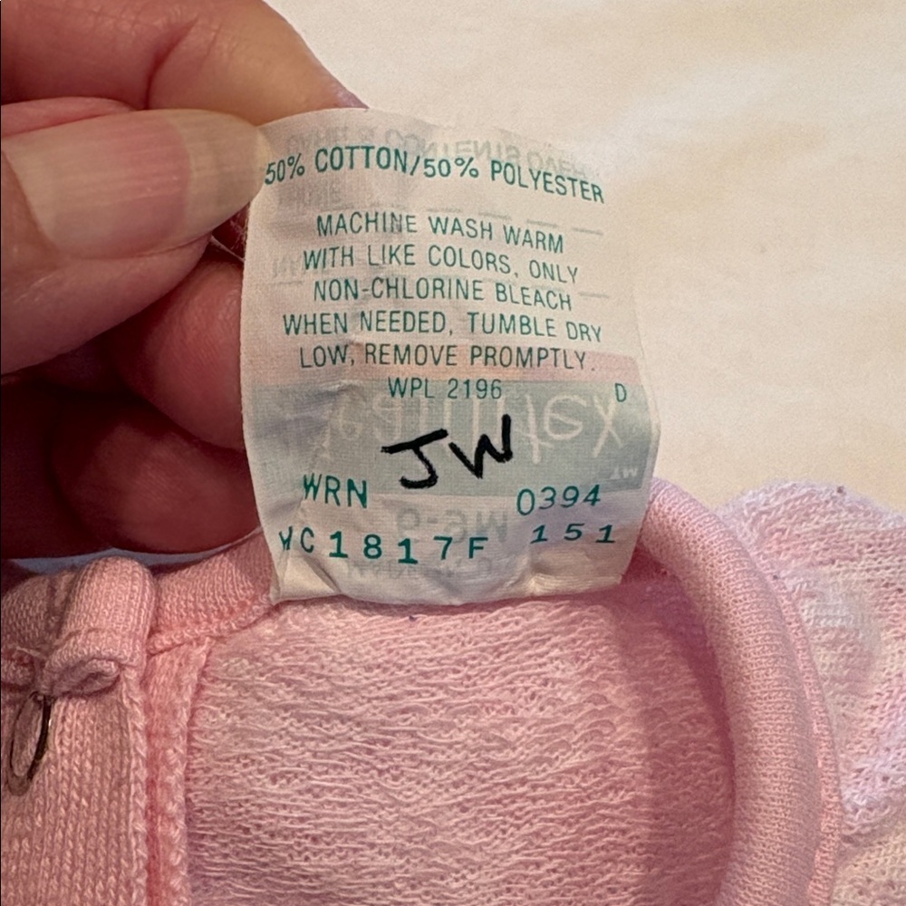 Healthtex Light Pink Baby One Piece. 6-8 Mos - Picture 4 of 6